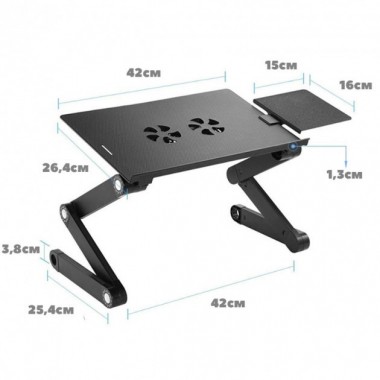 Столик трансформер для ноутбука Laptop Table T8