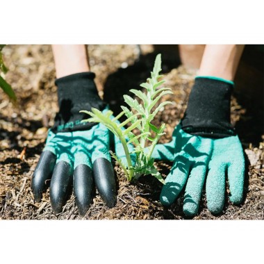 Садовые перчатки с когтями Garden Genie Glovers