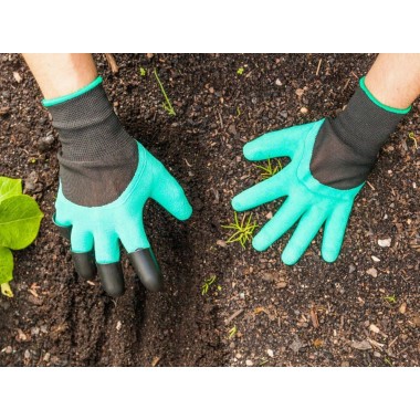 Садовые перчатки с когтями Garden Genie Glovers