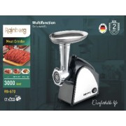 Мясорубка Rainberg RB-678 3000W + Насадка Для Колбас