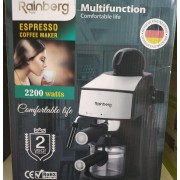 Кофеварка рожковая Espresso Rainberg RB-8111 с капучинатором