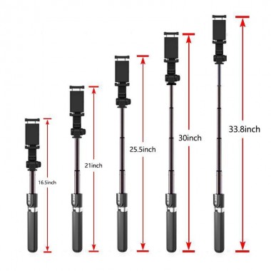 Стабилизатор телефона Gimbal L08. Штатив держатель телефона с Bluetooth пультом дистанционного управления