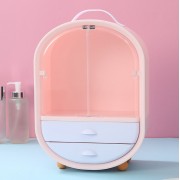 Органайзер для косметики/шкафчик 3 секции Розовый W-19 кейс для косметики органайзер бокс косметический