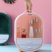 Органайзер для косметики/шкафчик 3 секции Розовый W-19 кейс для косметики органайзер бокс косметический