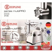Электрическая мясорубка с насадкой для томатов Zepline ZP-002 3000 W