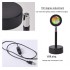 Проекционный светильник Sunset Lamp с эффектом заката, рассвета fm-23
