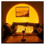 Проекционный светильник Sunset Lamp с эффектом заката, рассвета fm-23