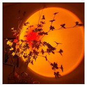 Проекционный светильник Sunset Lamp с эффектом заката, рассвета fm-23