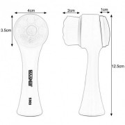 Двойная щетка-браш для деликатного очищения лица tc-300
