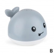 Кит спрей светящийся с фонтаном серый