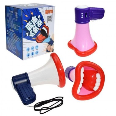 Мегафон РОЗОВЫЙ, громкоговоритель, переменные звуковые эффекты, диктофон, звуковая кнопка Мегафон РОЗОВЫЙ, громкоговоритель, переменные звуковые эффекты, диктофон, звуковая кнопка