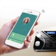 Напольные умные фитнес весы Bluetooth до 180 кг A-8003 / Смарт весы с приложением