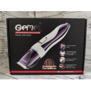 Машинка для стрижки GEMEI GM-6062 аккумуляторная с керамическими ножами, Триммер для стрижки волос GB