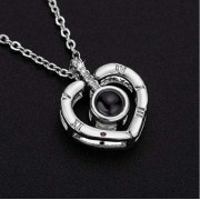 Кулон Я люблю тебя СЕРЕБРО на 100 языках мира