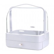 Органайзер для косметики 2 секции (белый) YM206 Single Drawer | Косметический органайзер