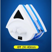 Магнитная щетка для мытья окон и стеклянных дверей с двух сторон Winclean HSM50197