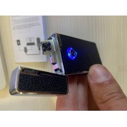 Зажигалка электроимпульсная плазменная USB с кнопкой включения на две дуги TK-444