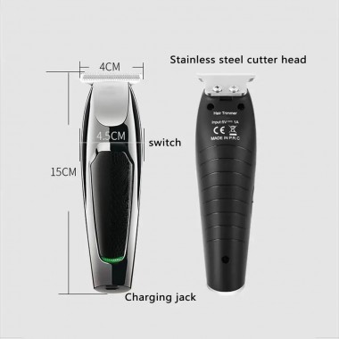 Аккумуляторная парикмахерская машинка для стрижки волос и бороды VGR V030 пятью насадками UKG