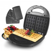 Бутербродница 4 в 1 Steinberg ST-780 1200 Вт сендвичница гриль вафельница орешница для дома