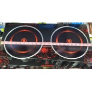 Электрическая плита Crownberg CB-1327 настольная инфракрасная на 2 конфорки по 2000 Вт