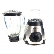 Блендер стационарный с чашей 1.5л + кофемолка 2в1 DOMOTEC 6609 MS три скорости, 1000 Вт Серебристый AVK