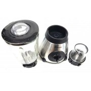 Блендер стационарный с чашей 1.5л + кофемолка 2в1 DOMOTEC 6609 MS три скорости, 1000 Вт Серебристый AVK