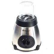 Блендер стационарный с чашей 1.5л + кофемолка 2в1 DOMOTEC 6609 MS три скорости, 1000 Вт Серебристый AVK