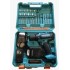 Шуруповерт Makita 331 DWE (24V, 5.0AH) с набором инструментов, запасной аккумулятор