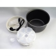 Мультиварка Rainberg RB-6209 Металлик + йогуртница 1000 Вт с 45 программами на 6 литров (RB-6209)