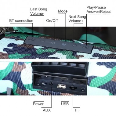 Портативная колонка Bluetooth TG-125