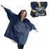 Толстовка плед с капюшоном Huggle Hoodie Синий Толстовка плед с капюшоном Huggle Hoodie Синий