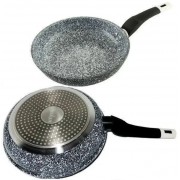 Сковорода 20 см светлый гранит UNIQUE UN-5102 | Антипригарная сковорода | Гранитная сковорода