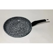 Сковорода с крышкой 22 см светлый гранит UNIQUE UN-5114 | Антипригарная сковорода | Гранитная сковорода