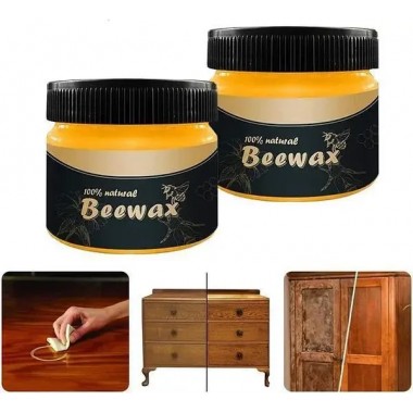 Полироль для мебели Beewax 80 г / Восковой полироль для мебели