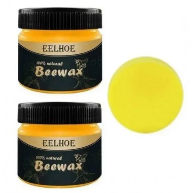 Полироль для мебели Beewax 80 г / Восковой полироль для мебели