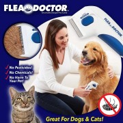 Электрическая расческа для животных Flea Doctor с функцией уничтожения блох PR
