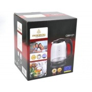 Электрический дисковый стеклянный чайник Crownberg CB 9121 1800 Вт электрический чайник с подсветкой