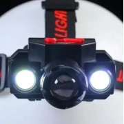 Налобный фонарь светодиодный Bailong 1805BL-COB-XPE 18650 фонарик на голову, аккумуляторный, 4 режима BRW