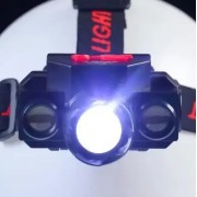 Налобный фонарь светодиодный Bailong 1805BL-COB-XPE 18650 фонарик на голову, аккумуляторный, 4 режима BRW