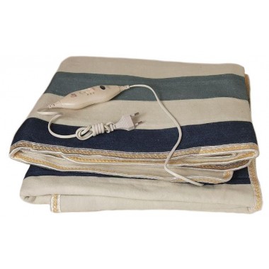 Простынь электрическая Electric Blanket 150х120см (полосы, Разноцветные)