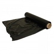 Стрейч пленка 17 мкм - 500 мм × 2.2 кг - черный / 220 м