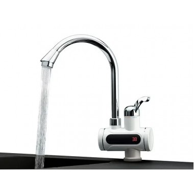 Кран водонагреватель с LCD экраном Instant Electric Heating Water  (нижнее подключение) FT-003