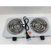 Плита двухконфорочная электрическая кухонная RAF-8020A настольная переносная электроплита дисковая