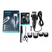 Машинка для стрижки волос VGR V-130 с насадками и ножницами