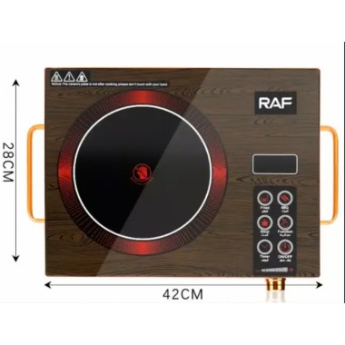 Настольная инфракрасная электрическая одноконфорочная плита, для всех видов посуды, (3500W), RAF 8004