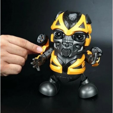 Интерактивный танцующий робот-игрушка Бамблби DANCING ROBOT Bumblebe желтый