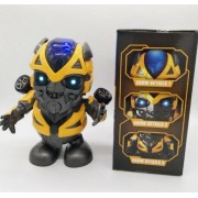 Интерактивный танцующий робот-игрушка Бамблби DANCING ROBOT Bumblebe желтый