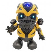 Интерактивный танцующий робот-игрушка Бамблби DANCING ROBOT Bumblebe желтый