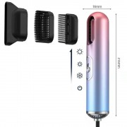 Быстросохнущий ионный фен для волос COMMITMENT TO QUALITY M4 с насадками / Портативный фен дорожный