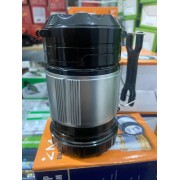 Складной кемпинговый фонарь на батарейках ZM-9699 черный